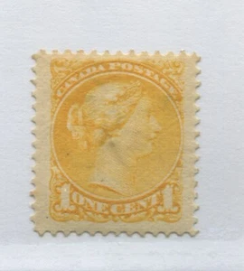 Canada Small Queen 1870 1 cent mint o.g. hinged very nicely centered - Picture 1 of 1