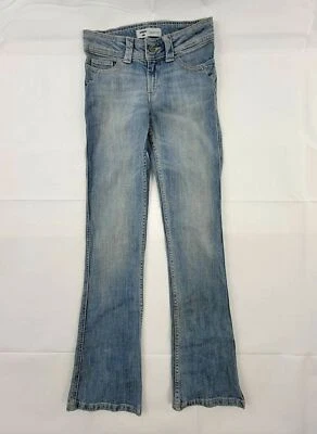 Pantalones de mezclilla azules lavados claros Riders by Lee Bootcut talla 12 regulares para niñas jóvenes Foto 1 de 4