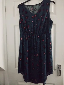 Shein 3XL sexy V neck midi dress assymmetric hem NEW - Picture 1 of 2