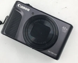 Canon PowerShot SX730 HS Digital Camera black w/Battery Working Tested JP - Picture 1 of 5