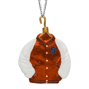 Syracuse Orange Christmas Tree Holiday Ornament New - Team Logo Varsity Jacket - Picture 1 of 1