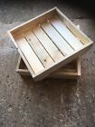 2 LARGE  Wooden Seed Trays 40cm x 40cm £ 16.99 FOR THE 2