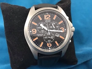 Citizen Eco-Drive Titanium Chronograph 200M Date Watch  N-H500 K010085 44mm - Picture 1 of 13