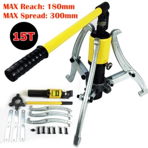 15T Hydraulik Abzieher Werkzeug Satz Lagerabzieher Innenring Radnaben Abzieher - Bild 1 von 13
