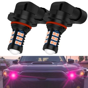 Pink Purple LED Daytime Running Driving Light Bulbs For Toyota Camry Corolla 2x - Picture 1 of 7