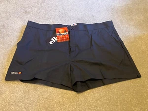 Original 80s Ellesse Tennis Shorts BNWT 36 Inch Waist RARE Navy Blue BNWT NOS - Bild 1 von 9