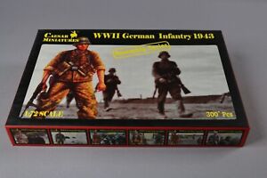 ZC204 CAESAR MINIATURES 7711 Maquette 1/72 Figurine WWII German Infantry 1943