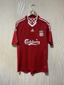 LIVERPOOL 2008 2009 HOME SHIRT JERSEY ADIDAS 313214 sz M MEN #9 TORRES - Picture 1 of 16