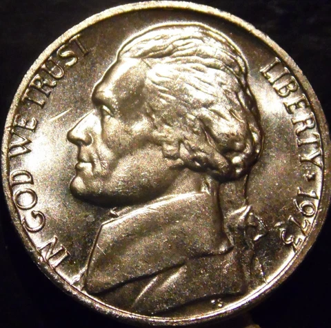 1973-P Jefferson Nickel Gem BU Uncirculated Full Step Virtually SIX Full Steps Cover