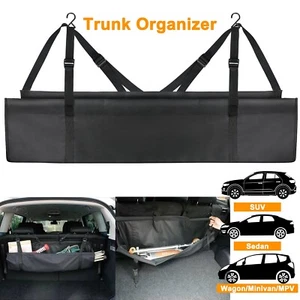 Car Trunk Organizer Accessories Back Seat Storage Bag Hanging 600D Oxford - Picture 1 of 12