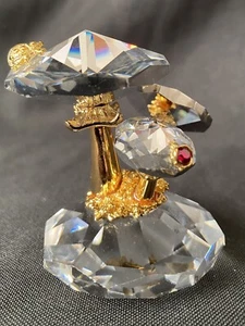 Swarovski Strass Crystal “Crystal Animation”MUSHROOMS Super RARE! 32% Full Lead - Picture 1 of 24