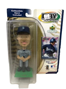 ICHIRO SUZUKI SEATTLE MARINERS VINTAGE 2001 UPPER DECK BOBBLEHEAD  - Bild 1 von 3