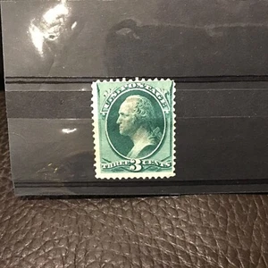 USA 1870 3 Cent Washington Bank Note Stamp Fine Used - Picture 1 of 2