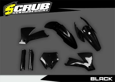 Kit de carrocería de plástico negro KTM 450 SMR 2004 Supermoto Foto 1 de 4