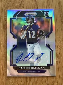 Rashod Bateman Auto SILVER Rookie 2021 Panini Prizm #340 RAVENS  - Bild 1 von 3