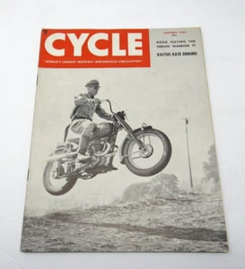 Cycle Magazine Motorcycle Kactus Kate Enduro Big Bear Races Santa Ana Drags 1953 - Picture 1 of 13