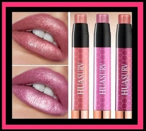 Shiny Color Stick Lip Crayon chunky chubby fat lips twist up - Picture 1 of 4