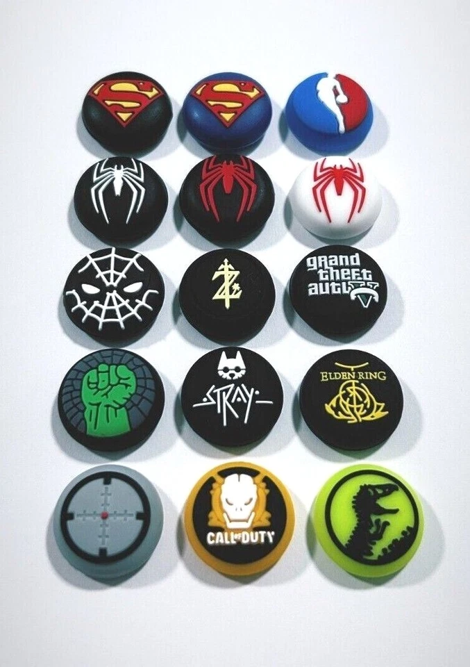 Playstation PS4 PS5 Controller Thumbstick Grip Cap Gummi Kappen Aufsatz Set NEU - Bild 1 von 1