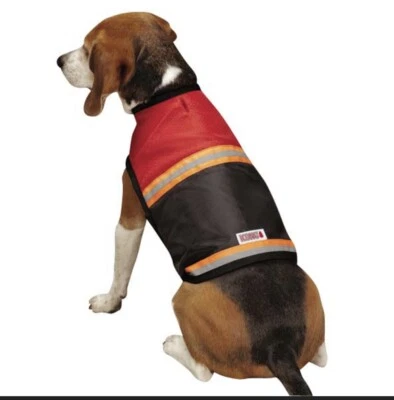 KONG DOG SAFETY VEST PET REFLECTIVE BRIGHT COLORS  REFLECT STRIPES BRITE PET - Image 1 of 4