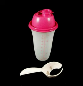 Tupperware Brocca/Frullatore di Misurazione Rapida Rosa e Sollevatore di Uova Maculate Rosa - Foto 1 di 12