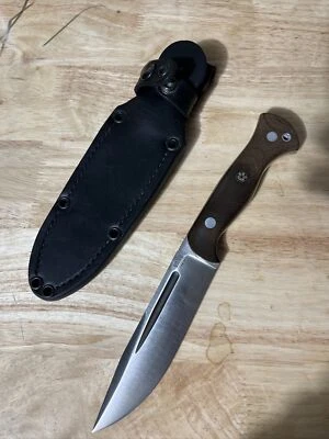 Bark River Knives Cub CPM 3V - Mosaic Pin - Scuffs On Leather Sheath Foto 1 de 4