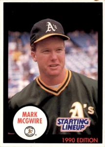 Tarjetas Kenner 1990 alineación inicial Mark McGwire Oakland Athletics #NNO - Imagen 1 de 2