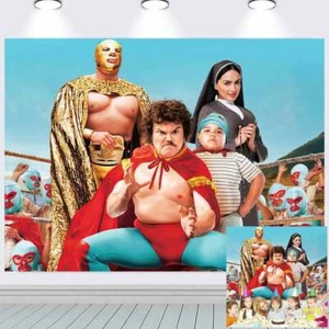 Nacho Libre Party Decoration Birthday Backdrop Banner Poster Vinyl 7x5ft - Picture 1 of 7