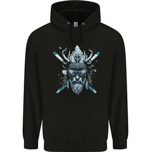 Skiing Viking Ski Childrens Kids Hoodie - Picture 1 of 3