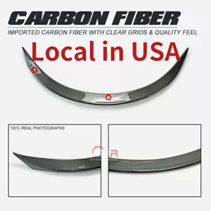For Toyota 19+ Supra A90 AGN Type Carbon Fiber Rear Trunk Spoiler Wing Stick Lip - Picture 1 of 11