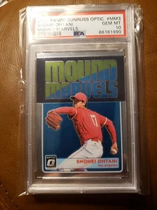 2018 Donruss Optic Shohei Ohtani Mound Marvel Rookie Card #MM3 PSA 10 Gem Mint - Picture 1 of 2