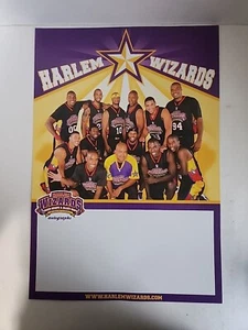 HARLEM WIZARDS EVENT ADVERTISING POSTER FROM AN APPEARANCE TRICKY BASKETBALL NY - Picture 1 of 6