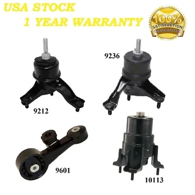 4 PIEZAS MOTOR DELANTERO Y MONTAJE TRANS APTO PARA LEXUS ES350 2007-2012 3,5 L Foto 1 de 4