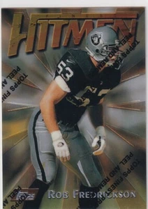 1997 TOPPS FINEST HITMEN ROB FREDRICKSON RAIDERS FOOTBALL (AG)185 - Picture 1 of 1