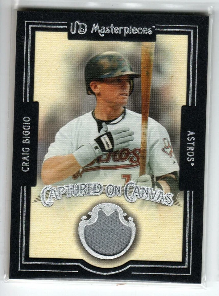 2007 UD Masterpieces Captured on Canvas #CB Craig Biggio (ref 152494) - Image 1 of 1