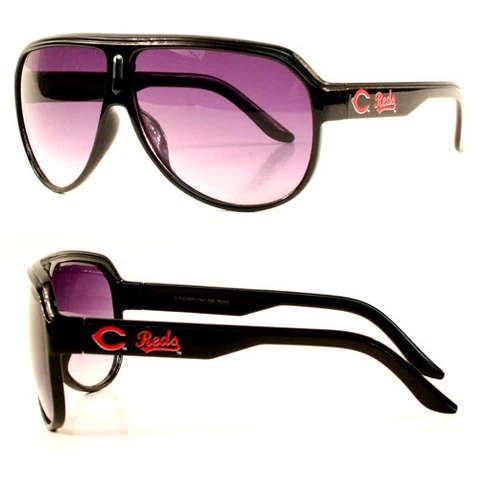 CINCINNATI REDS, TURBO AVIATOR, WRAP SUNGLASSES FROM SISKIYOU SPORTS Cover