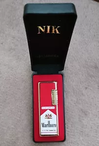 Accendino a butano a gas Marlboro sigaretta vintage - nuovo con scatola. !!! - Foto 1 di 13