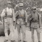 C.1942 WW2 GALAPAGOS ISLANDS ECUADORIAN ? SOLDIERS, MILITARY, BALTRA ? PHOTO F4