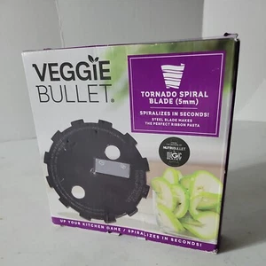 NIB Veggie Bullet Tornado Spiral Ribbon Blade Thick Slicer - Picture 1 of 2