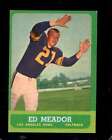 1963 Topps #47 Ed Meador Vgex (Rc) La Rams (Wax) *X99823