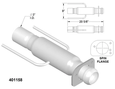 Catalytic Converter for 1987-1989 Chevrolet Camaro 5.7L V8 GAS OHV - Image 1 of 2