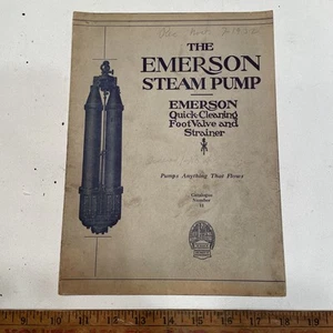 Vintage Emerson Dampfpumpe Katalognummer 11 Maschinen - Bild 1 von 6