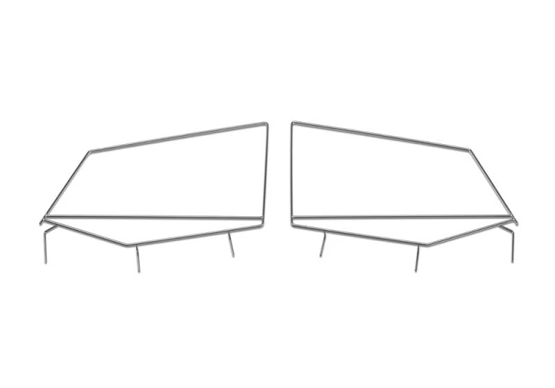 Rampage 1987-1995 Jeep Wrangler(YJ) Window Frame Only Black Pair 89699 — 第 1/1 张图片