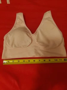 Womens Genie Sport Bra Stretch Pink Sz XL - Picture 1 of 3