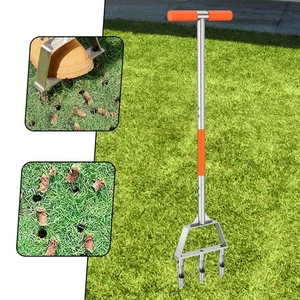 Lawn Aerator Tool Handheld Plug Air Aerator Coring Aeration Tool for Garden - Picture 1 of 6