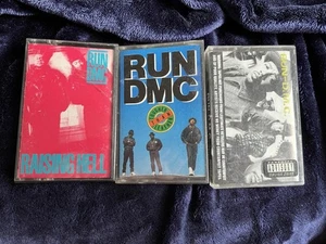 RUN DMC RISING HELL TOUGHER THAN LEATHER BACK FROM HELL KASSETTEN - Bild 1 von 11