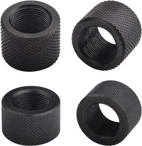 4Pack 1/2 X 28 & 5/8 X 24 Thread Protector Steel for 22LR .223 5.56 & .308 LR308 - Picture 1 of 8