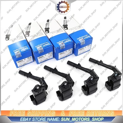 4PCS DELPHI Ignition Coil for Mercedes-Benz  E300 C300 CLA250 2.0L A2749060600 - Image 1 of 4
