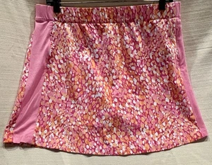 J. McLaughlin Athletic Palm Springs Skort Skirt Pink Orange - Large - Picture 1 of 7