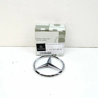 Nuevo Original Mercedes Benz E W212 Tapa maletero trasero maletero estrella insignia A2128170016 Foto 1 de 4