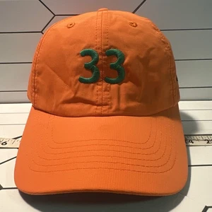 Imperial Stryker 33 Technical Fabric Rare Orange Embroidered Hat Cap - Picture 1 of 12
